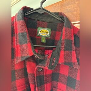 Cabela’s 100% Wool Button-up Shirt/Jacket